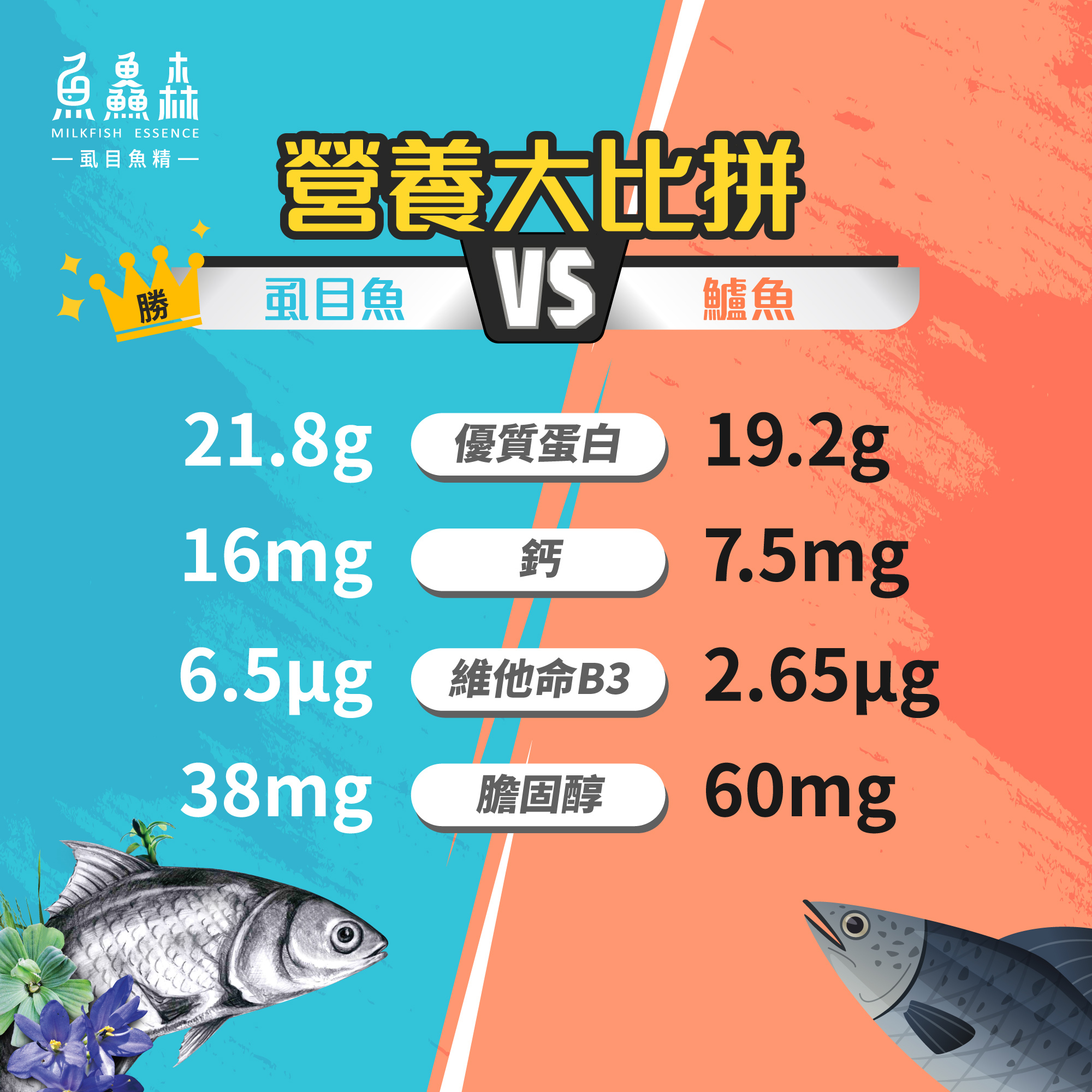 【虱目魚 VS 鱸魚 營養大比拼】