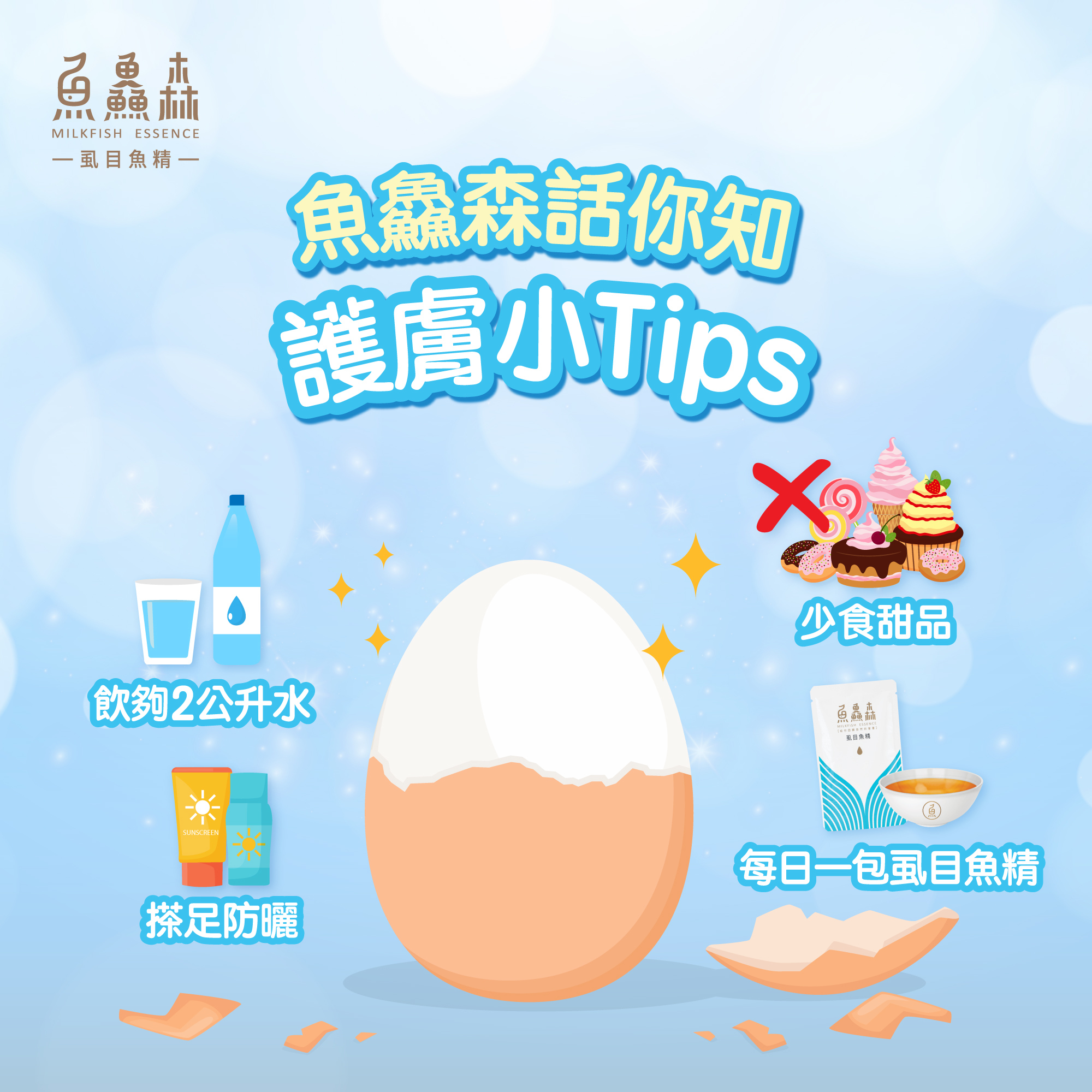 【魚鱻森話你知 護膚小tips】